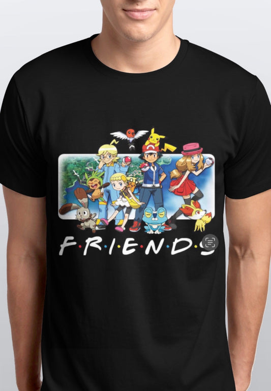 Pokemon and friends T shirt s-5xl