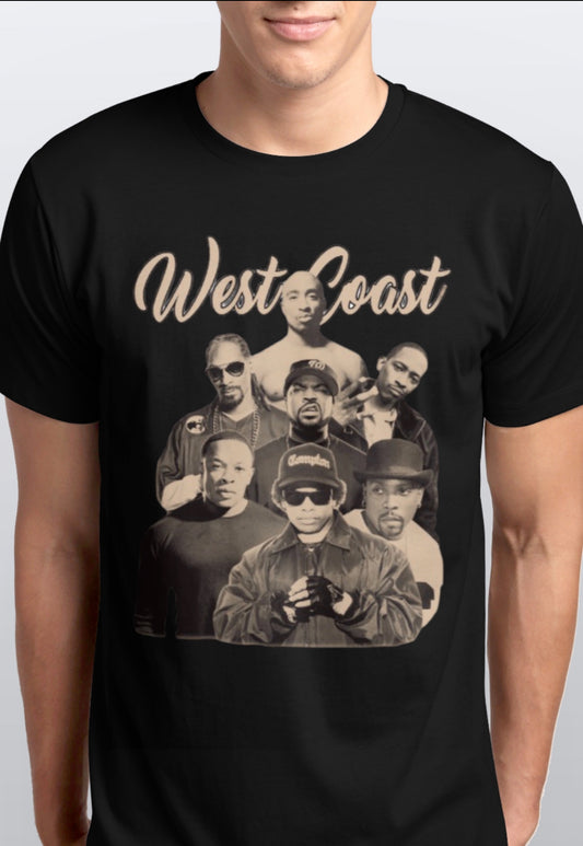 West Coast hip hop legends T shirt s-5xl