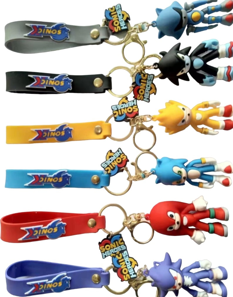 Adorable Character Rubber Keychain in packs of 12 pcs