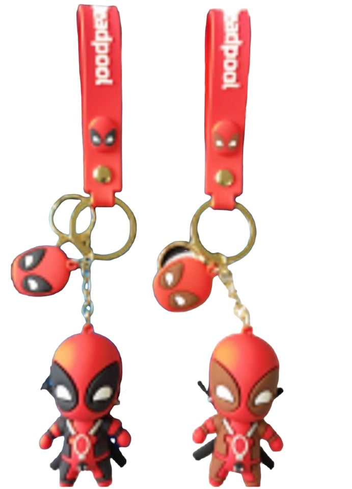 Adorable Character Rubber Keychain in packs of 12 pcs