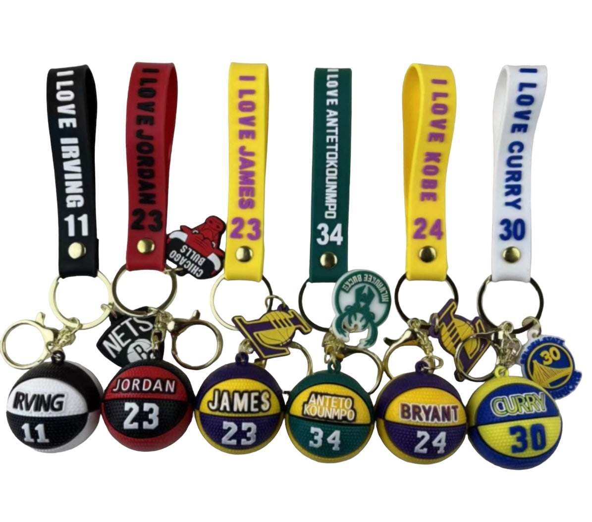 Adorable Character Rubber Keychain in packs of 12 pcs