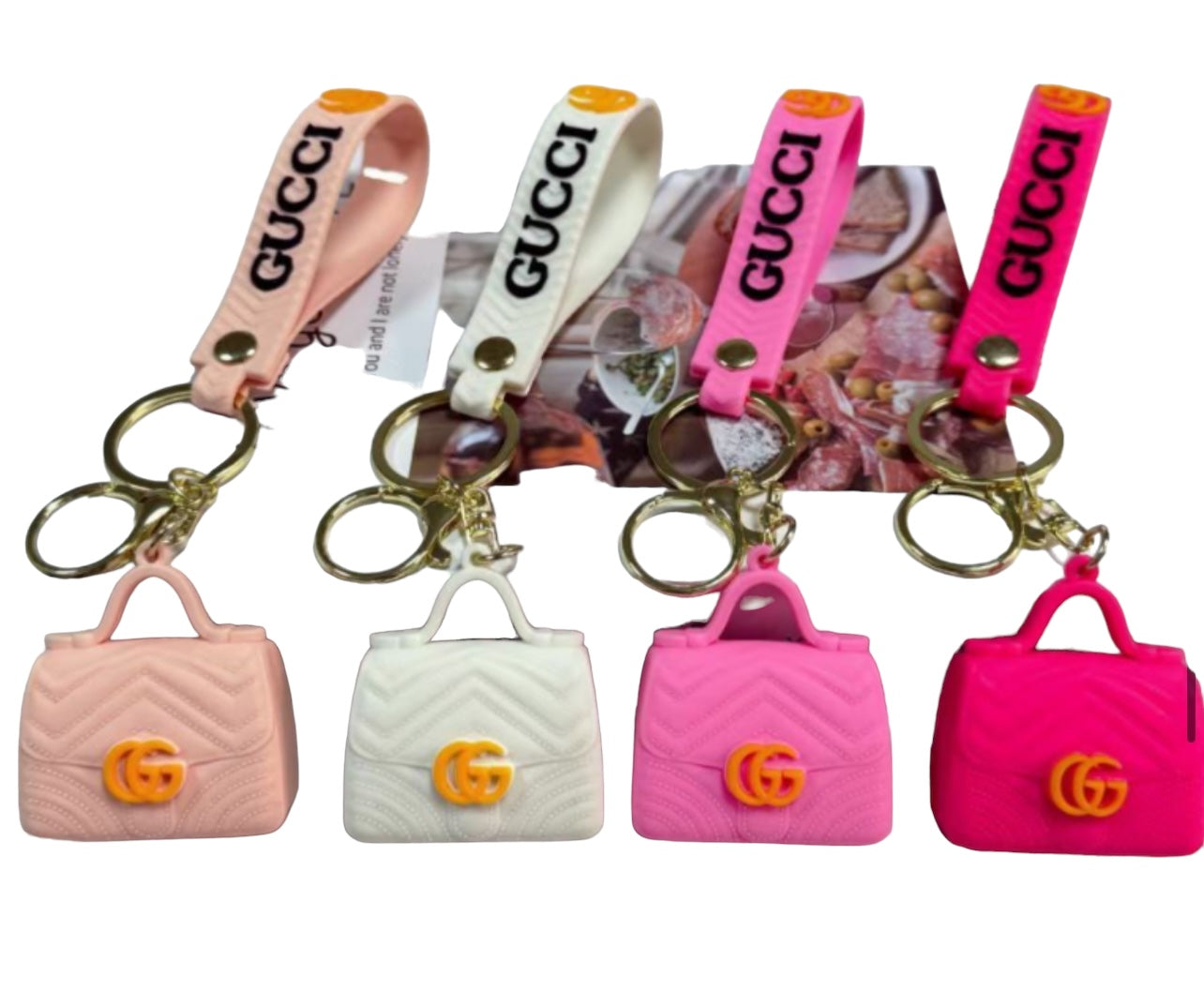 Adorable Character Rubber Keychain in packs of 12 pcs