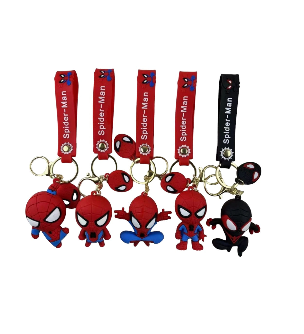 Adorable Character Rubber Keychain in packs of 12 pcs